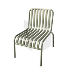 Ghế Sắt Nan Dọc MH208