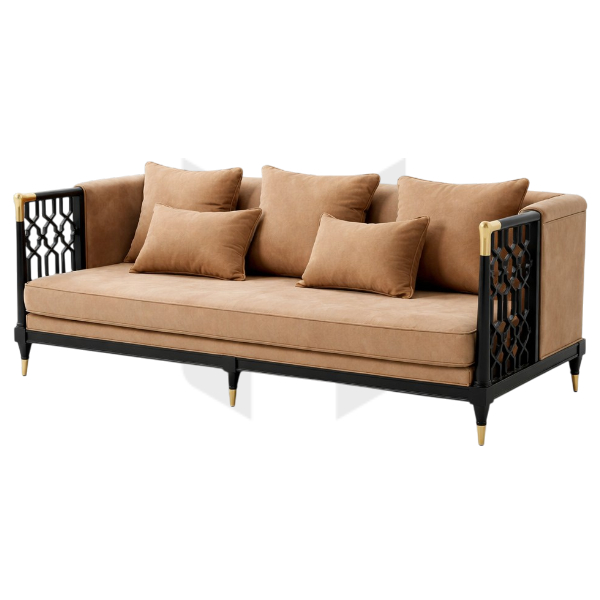 Ghế Sofa Băng CHAWOO Bọc Vải Gỗ Ash MHSF046