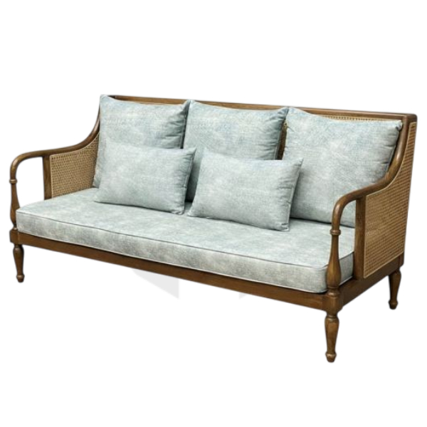 Ghế Sofa Băng Club Bọc Vải Gỗ MHSF047