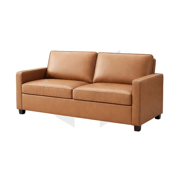 Ghế Sofa Băng Da Tay Vuông Hiện Đại MHSF071