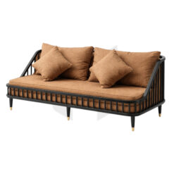 Ghế Sofa Băng KBH Nan Gỗ Bọc Vải Bố MHSF031