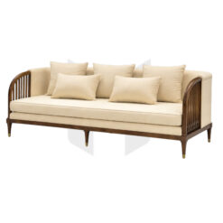 Ghế Sofa Băng Khung Gỗ INDOCHI Bọc Vải MHSF054