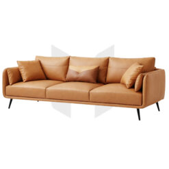 Ghế Sofa Băng Nệm Simili Chân Sắt MHSF042