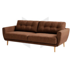 Ghế Sofa Băng Vải Bố Chân Gỗ Sáng MHSF060