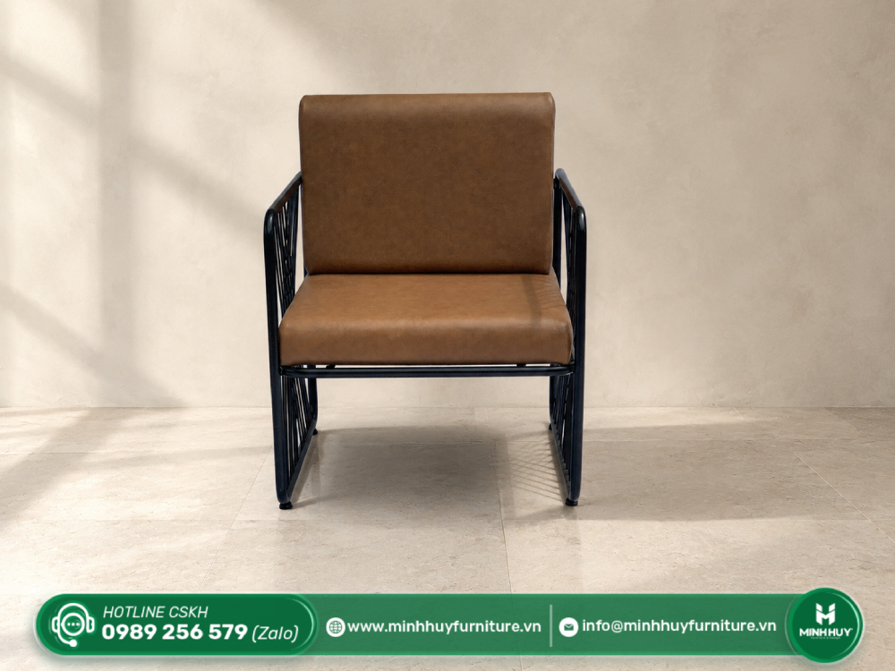 Ghế Sofa Cafe Khung Lưới Nệm Simili MH219 - Ảnh 5