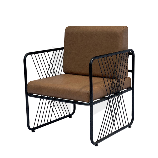 Ghế Sofa Cafe Khung Lưới Nệm Simili MH219