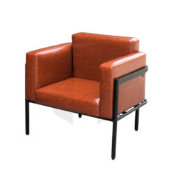 Ghế Sofa Cafe Khung Sắt Đệm Da Simili MHSF018