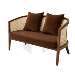 Ghế Sofa Đôi Harvey Bọc Vải Gỗ Ash MHSF078