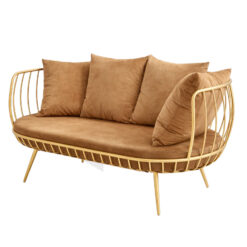 Ghế Sofa Nệm Khung Sắt Tròn Phủ Tĩnh Điện MHSF082