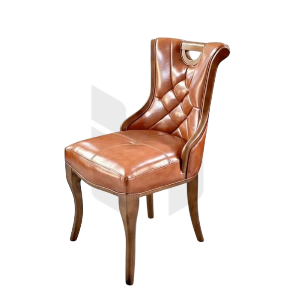 Ghế Sophia Bọc Da Si Gỗ Cao Su MH348