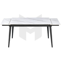 Bàn Ăn Thông Minh Kéo Giãn Mặt Đá Chân Sắt Ống Côn MHBA051