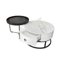 Bàn Sofa Đôi Tròn Có Ngăn Kéo MHB078