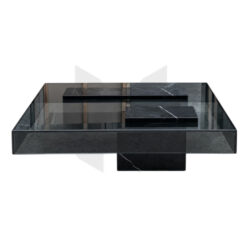 Bàn Trà Mặt Kính Kết Hợp Đá MHB135