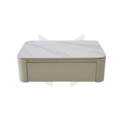 Bàn Trà Sofa Chữ Nhật Bo Góc Mặt Đá MHB145