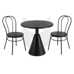 Bộ Bàn Ghế Cafe Sắt Uốn Thonet Hiện Đại MHBBG045