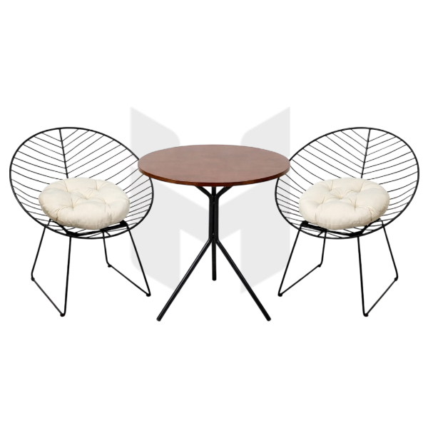 Bộ Bàn Ghế Thư Giãn Leaf Lounge Mặt Gỗ MHBBG056