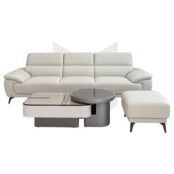 Bộ Sofa Băng 3 Chỗ Da Tay Phao Tựa Gật Gù MHBSF007