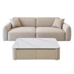 Bộ Sofa Băng Khối Cận Sàn Bọc Vải Nỉ Phong Cách Tối Giản MHBSF018