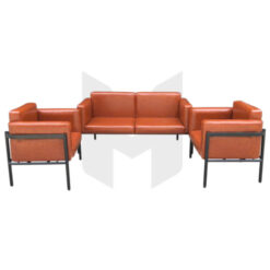 Bộ Sofa Khung Sắt Hộp Bọc Da MHBSF002
