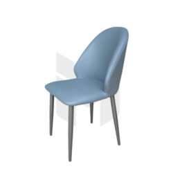 Ghế Ăn Bọc Da Công Nghiệp Tựa Lưng Tròn Bo Cong MH481