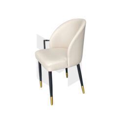 Ghế Ăn Bọc Da Phom Chén Bo Cong Liền Khối MH494