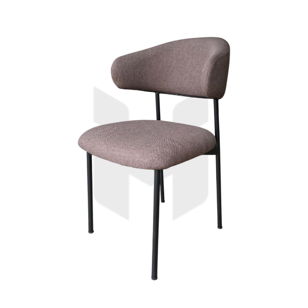 Ghế Ăn Bọc Vải Nỉ Dáng Tựa Lưng Rời Chân Sắt Sơn Tĩnh Điện MH565