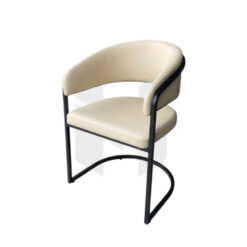 Ghế Ăn Chân Quỳ Chữ C Tựa Bo Cong Bọc Da MH493