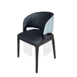 Ghế Ăn Phối Hai Màu Da Chân Gỗ MH456