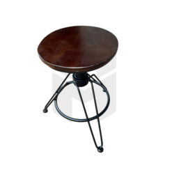 Ghế Bar Mâm Xoay Nâng Hạ Mặt Gỗ MH408