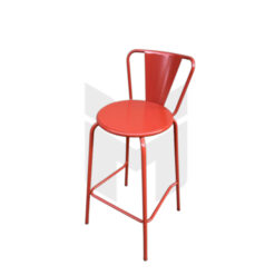 Ghế Bar Tolix Chân Cao Có Tựa Lưng MH460