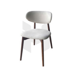 Ghế Gỗ Không Tay Vịn Tựa Lưng Bán Nguyệt MH442