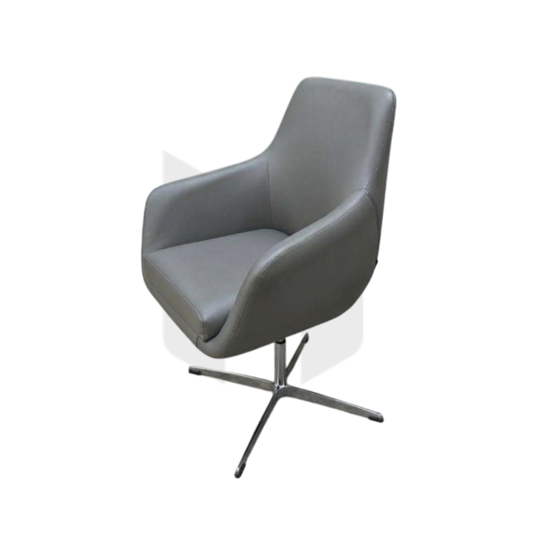 Ghế Làm Việc Bọc Da Dáng Armchair Chân Xoay MH574