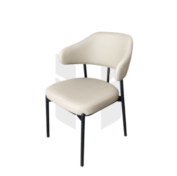 Ghế Phòng Ăn Dáng Uốn Lưng Vành Rộng MH491