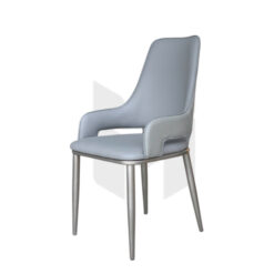 Ghế Sắt Bọc Da Tay Vịn Liền Khối Khoét Hông Sườn MH516