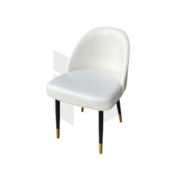 Ghế Sắt Bọc Da Tựa Lưng Tròn Bo Cong MH496