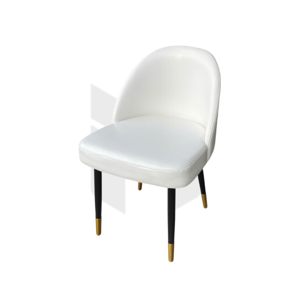 Ghế Sắt Bọc Da Tựa Lưng Tròn Bo Cong MH496