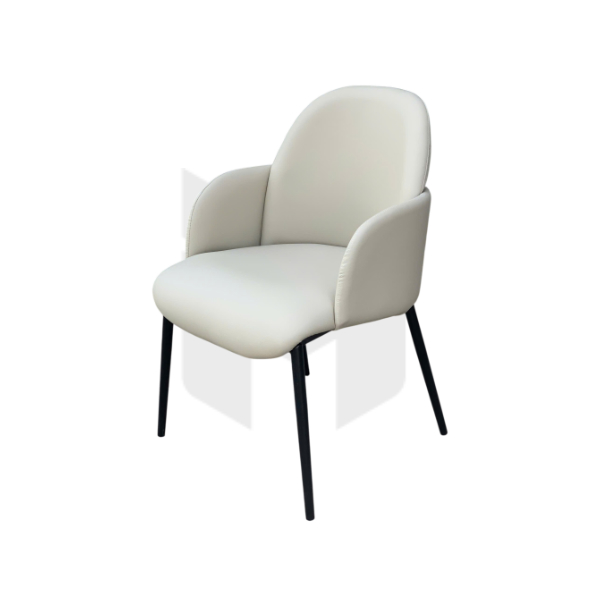 Ghế Sheryl Ôm Tay Bọc Da MH558