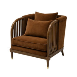 Ghế Sofa Băng Khung Gỗ INDOCHI Bọc Vải MHSF102