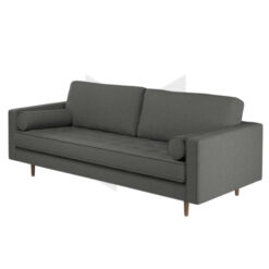 Ghế Sofa Băng Vải Tựa Rời Kèm Gối Ống Chân Gỗ MHSF093