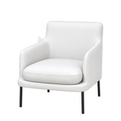 Ghế Sofa Đơn Bọc Da Nệm Rời Chân Côn MHSF191
