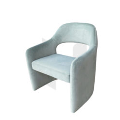 Ghế Sofa Đơn Dáng Cúp Tựa Lưng Khoét Sâu MHSF202