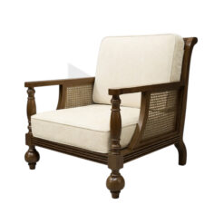 Ghế Sofa Đơn Hemingway Bọc Nệm Gỗ Tần Bì Ash MHSF125