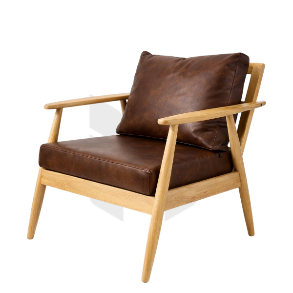 Ghế Sofa Đơn Khung Gỗ Kết Hợp Nệm MHSF130