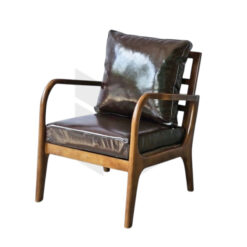 Ghế Sofa Đơn Khung Gỗ Nệm Simili MHSF131
