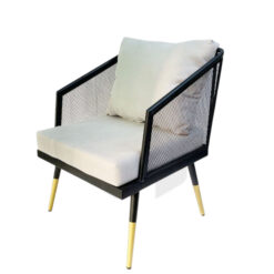 Ghế Sofa Đơn Khung Sắt Lưới Nhúng Đệm MHSF142