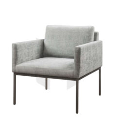 Ghế Sofa Đơn Nệm Bọc Vải Chân Sắt ArmChair 12 MHSF138