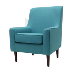 Ghế Sofa Đơn Nệm Bọc Vải Tựa Lưng Cao MHSF140