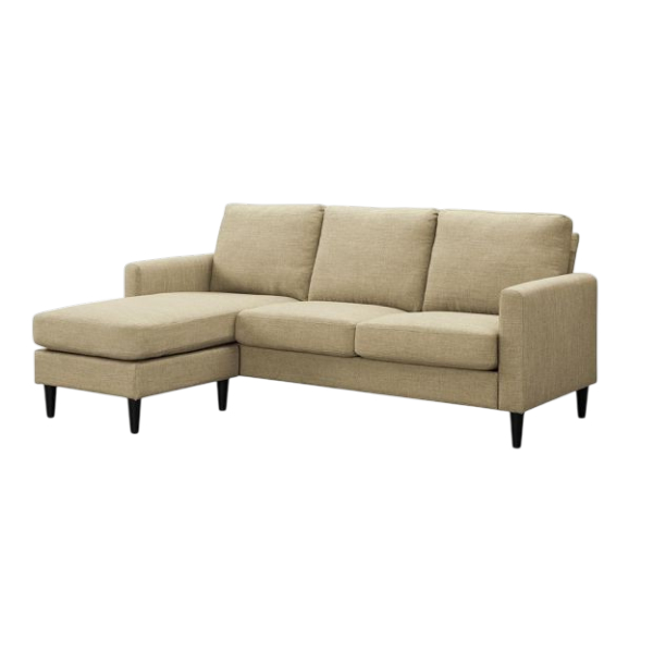 Ghế Sofa Gia Đình Góc Bọc Vải Chữ L Đệm Rời Chân Thon MHSF168