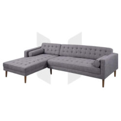 Ghế Sofa Góc L Bọc Vải Chân Gỗ MHSF180