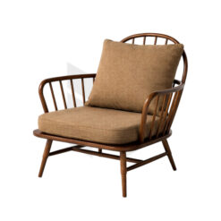 Ghế Sofa Song Trúc Đơn Khung Gỗ Ash MHSF151